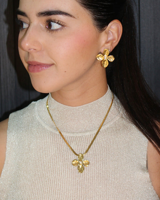 Collar Lily con perla