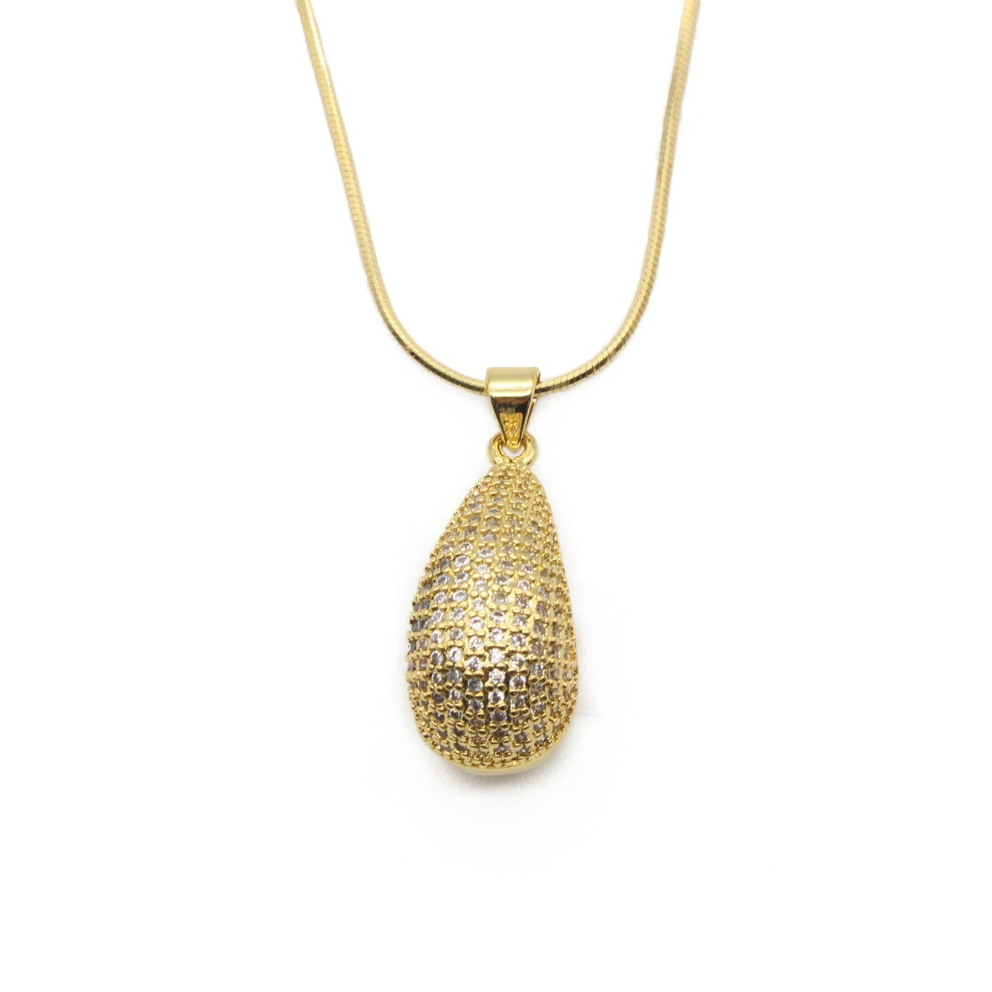 Collar brillant gold drop