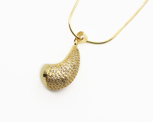 Collar brillant gold drop