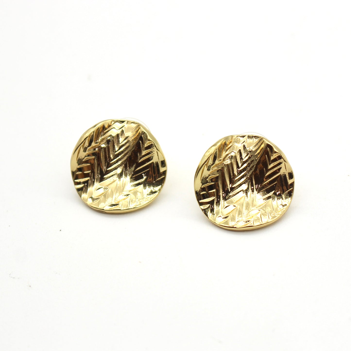 Aretes redondo textura