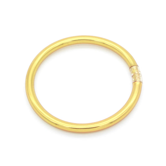 Lucky Bangle dorada triple