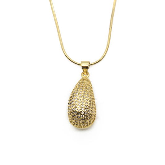 Collar brillant gold drop