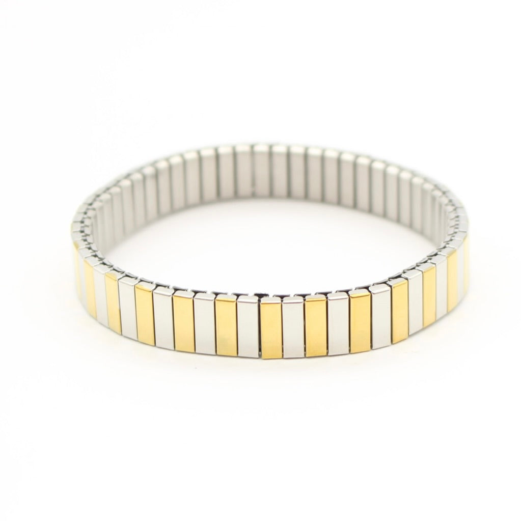 Pulsera eslabón gold & silver