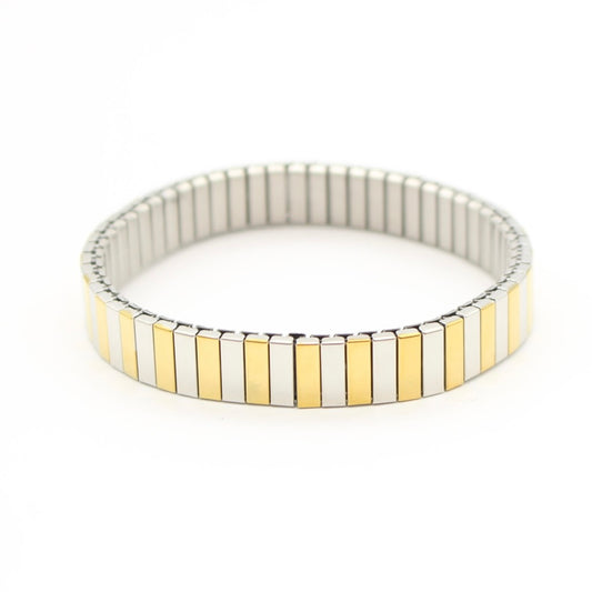 Pulsera eslabón gold & silver
