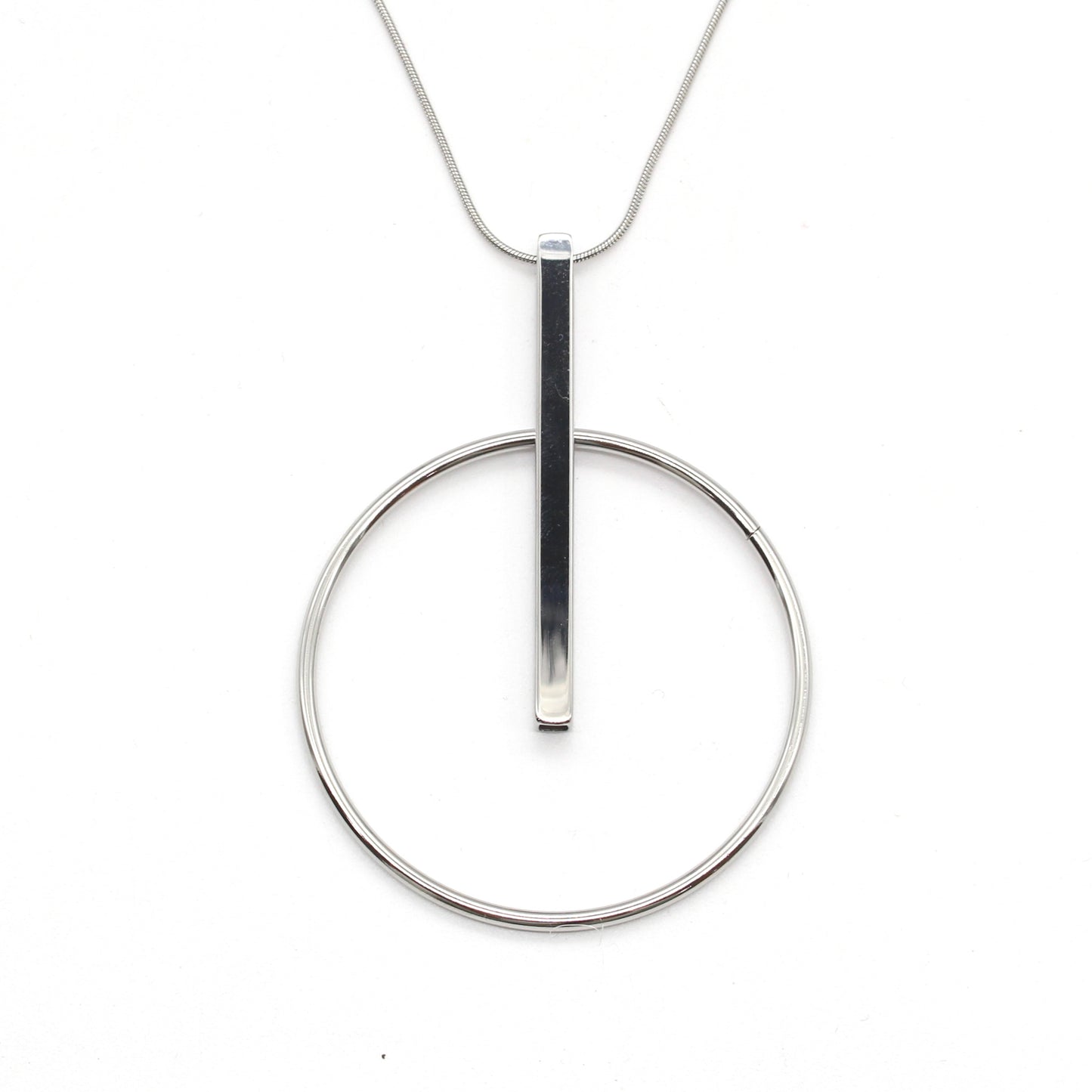 Collar Aro plateado