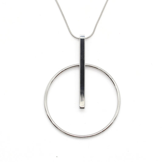 Collar Aro plateado