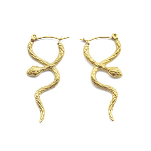 Aretes serpiente